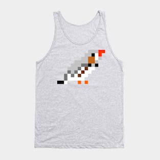 Pixel Zebra Finch Tank Top